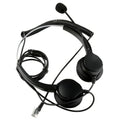 Call Center Noise Cancelling Corded Binaural Hands-free Headset with Microphone by DailySale