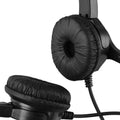 Call Center Noise Cancelling Corded Binaural Hands-free Headset with Microphone by DailySale