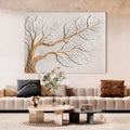 Calm In Ivory Clay Wall Art by Tailored Canvases