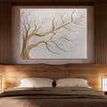 Calm In Ivory Clay Wall Art by Tailored Canvases