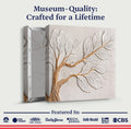 Calm In Ivory Clay Wall Art by Tailored Canvases