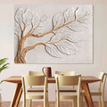 Calm In Ivory Clay Wall Art by Tailored Canvases