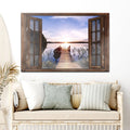 Calming Lake Scenery Canvas Wall Art by Tailored Canvases