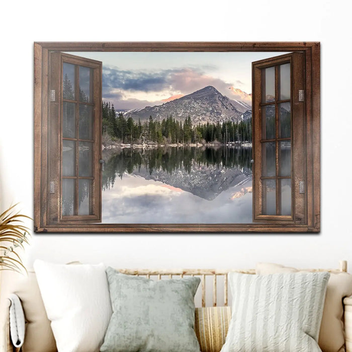 Calming Lake Scenery Canvas Wall Art by Tailored Canvases