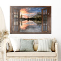 Calming Lake Scenery Canvas Wall Art by Tailored Canvases