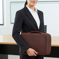 Cambridge Full-Grain Leather Tech Case – Large by MiamiLeathers.com