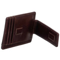Cambridge Slim Full-Grain Leather Money Clip Wallet with RFID Protection by MiamiLeathers.com