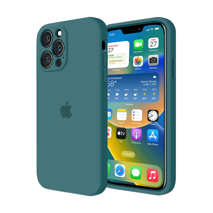 iPhone Camera Protection Silicone Case (Cosmic Blue) by Vogueen