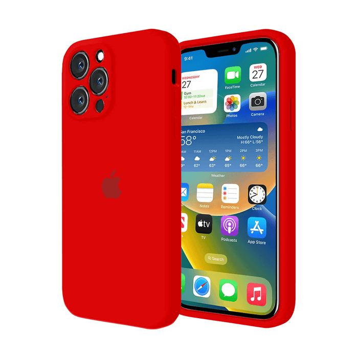 iPhone Camera Protection Silicone Case (Red) by Vogueen