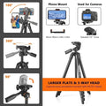 Camera Tripod 55-inch Aluminum Lightweight Tripod MLT01 by DailySale