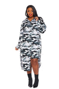 Curvy "There's Nothing Like a Sister" Camouflage Dress by The House of Stylez