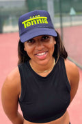 Camp Tennis Trucker Hat by Ace The Moon