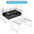 Camping Grill Barbecue Tool Folding & Lightweight Steel Mesh Portable by DailySale