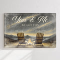 Camping Themed We Got This Couple Sign by Tailored Canvases
