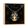 Cancer Zodiac Deity Necklace by Dear Ava