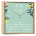 Cancer Zodiac Gift Necklace by Dear Ava