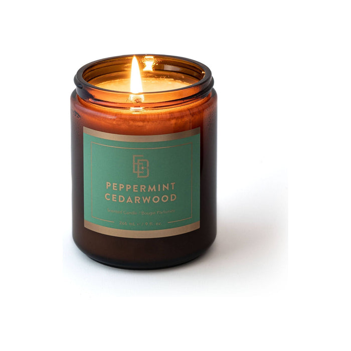 Educated Beards Peppermint & Cedarwood Scented Candle 9 fl.oz by Pasteur Pharmacy
