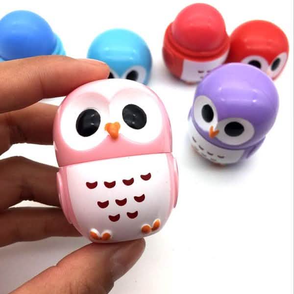 Candy Color Owl Shape Moisturizing Lip Balm by DailySale