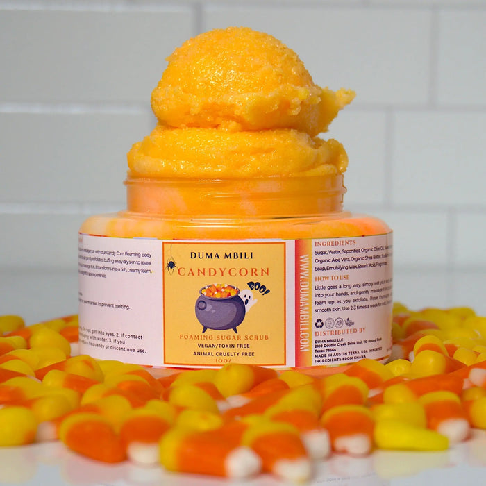 Candy Corn Foaming Sugar Scrub by Duma Mbili LLC