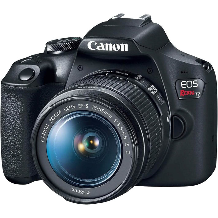 Canon EOS Rebel T7 DSLR Camera with 18-55mm Lens (Refurbished) by DailySale