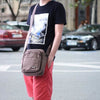 Canvas Button-Top Totes Bag