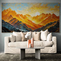 Canvas Print: "Alpenglow Majesty" by Tailored Canvases