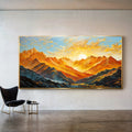 Canvas Print: "Alpenglow Majesty" by Tailored Canvases