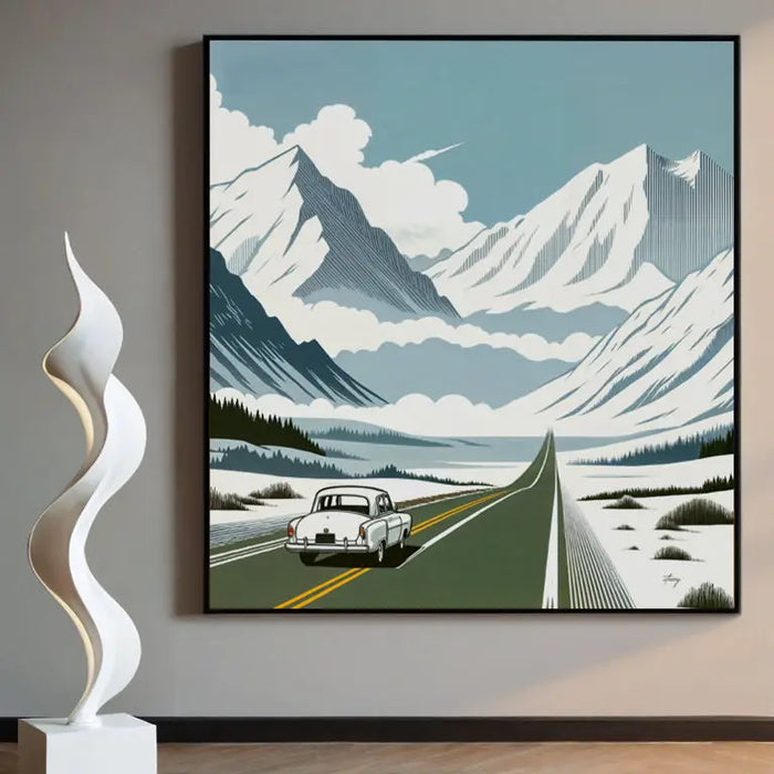 Canvas Print: "Alpine Journey" by Tailored Canvases
