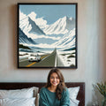 Canvas Print: "Alpine Journey" by Tailored Canvases