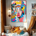 Canvas Print: "Candy Face" by Tailored Canvases