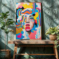 Canvas Print: "Candy Face" by Tailored Canvases