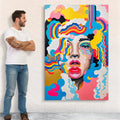 Canvas Print: "Candy Face" by Tailored Canvases
