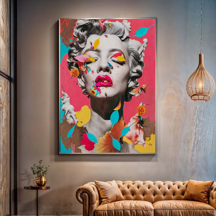 Canvas Print: "Chroma Whimsy" by Tailored Canvases