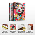 Canvas Print: "Chroma Whimsy" by Tailored Canvases