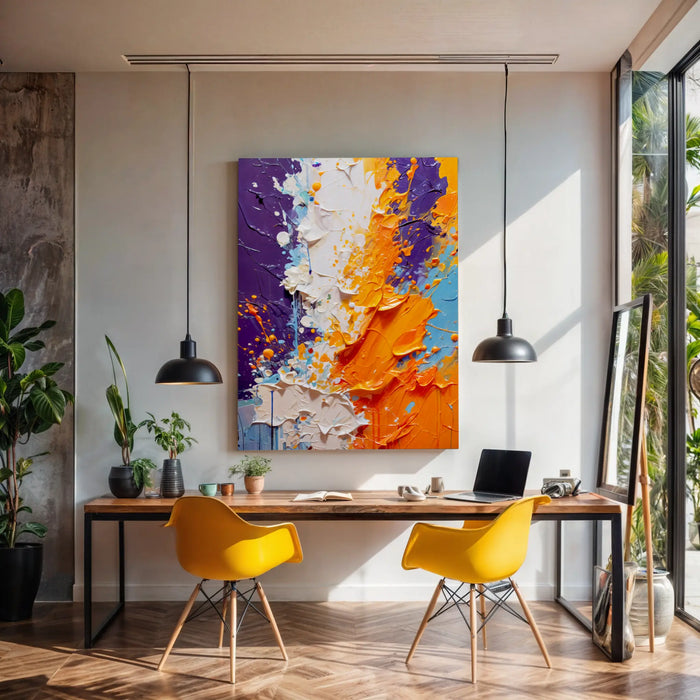 Canvas Print: "Chromatic Rift" by Tailored Canvases