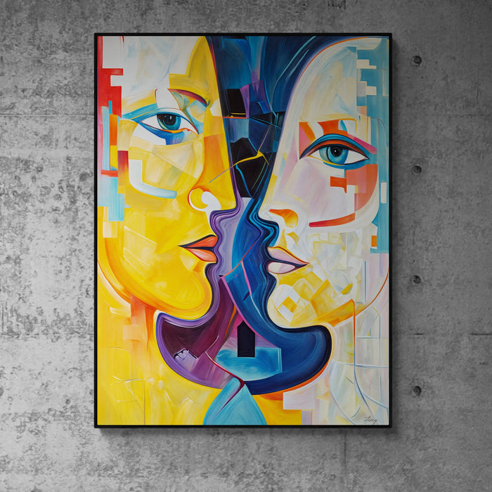 Canvas Print: "Chromatic Souls" by Tailored Canvases