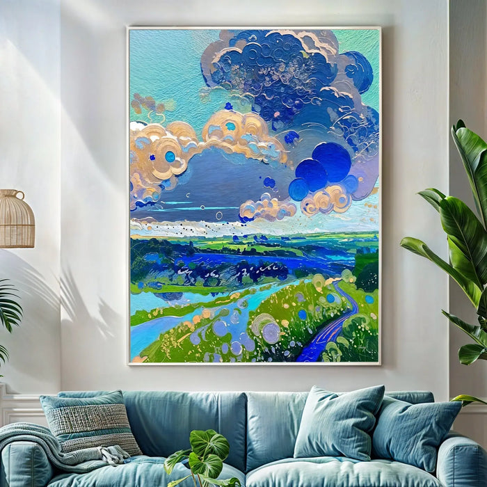 Canvas Print: "Cloud Dance" by Tailored Canvases