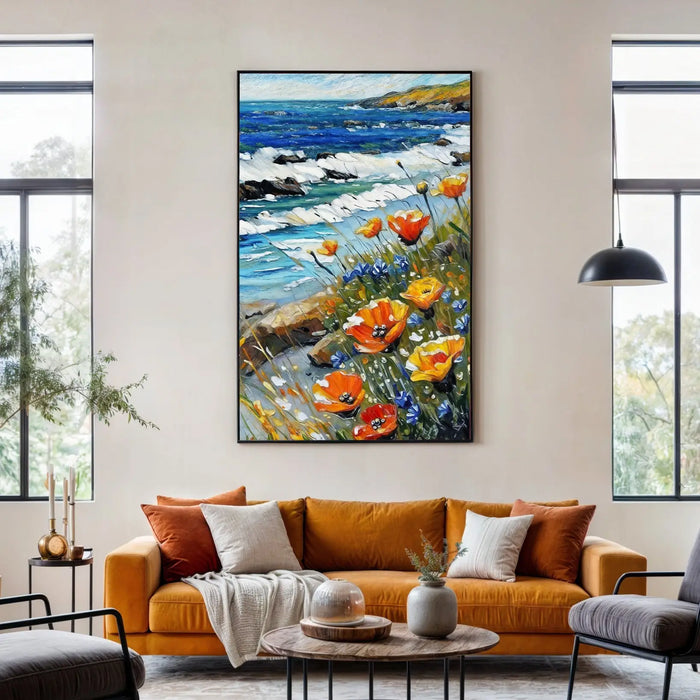 Canvas Print: "Coastal Blooms" by Tailored Canvases