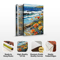 Canvas Print: "Coastal Blooms" by Tailored Canvases