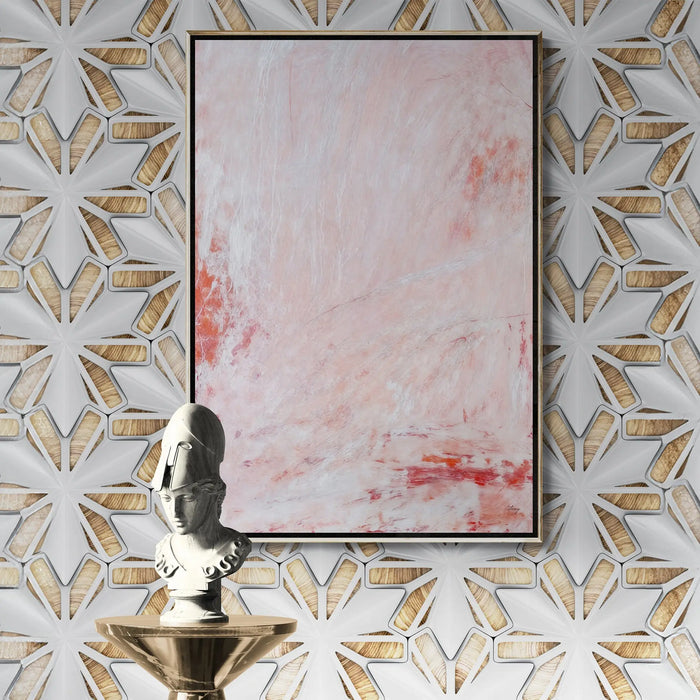 Canvas Print: "Crimson Veil" by Tailored Canvases