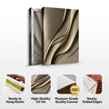 Canvas Print: "Drifted Elegance" by Tailored Canvases