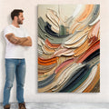 Canvas Print: "Earthen Strata" by Tailored Canvases