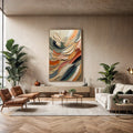 Canvas Print: "Earthen Strata" by Tailored Canvases