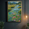 Canvas Print: "Flowing Serenity" by Tailored Canvases