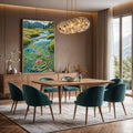 Canvas Print: "Flowing Serenity" by Tailored Canvases