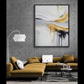 Canvas Print: "Gilded Flow" by Tailored Canvases