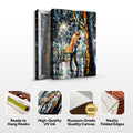 Canvas Print: "Kaleidoscope Kiss" by Tailored Canvases