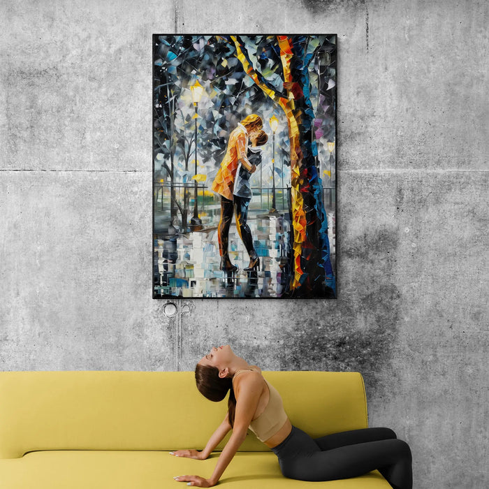 Canvas Print: "Kaleidoscope Kiss" by Tailored Canvases