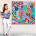 Canvas Print: "Kaleidoscopic Voyage" by Tailored Canvases