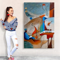 Canvas Print: "Melodic Abstraction" by Tailored Canvases